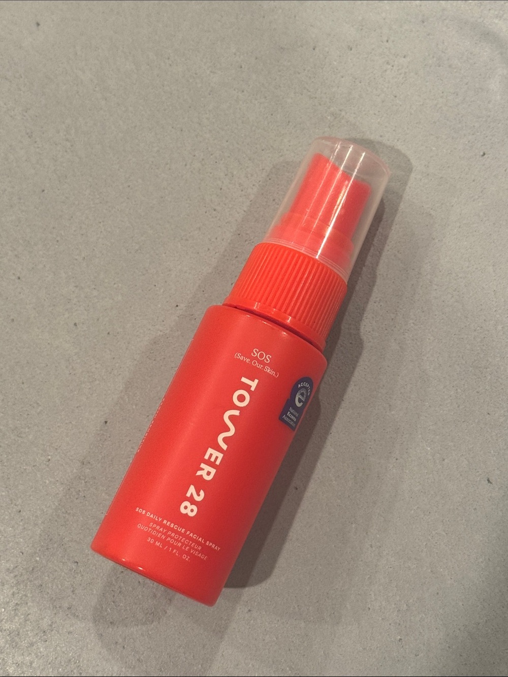 tower 28 sos save our skin sos daily rescue facial spray 1 fl oz bottle empty